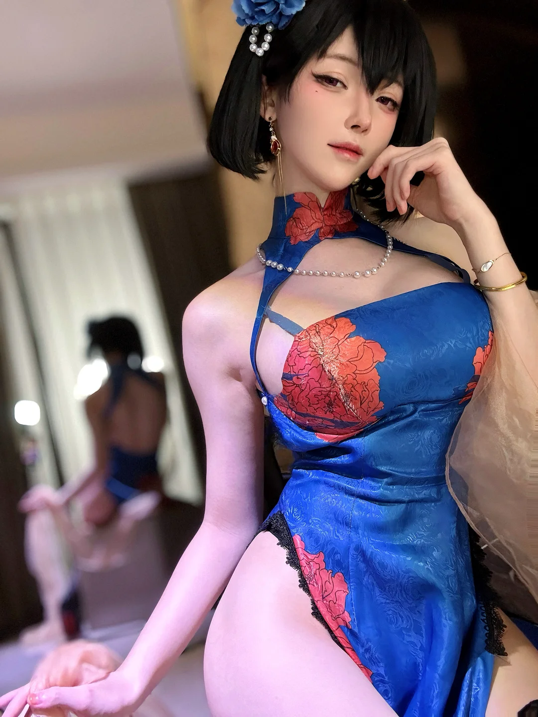 一小央泽 - 碧蓝航线 建武 旗袍 [87P,7V-1.85GB] tg@simisebaisi 【丝足阁】018.webp